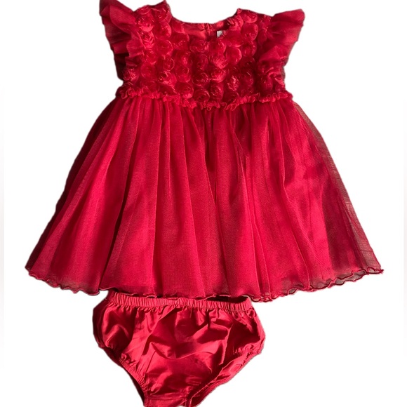Llama Baby Girl’s Red Drees Size 18 Months - Picture 1 of 3